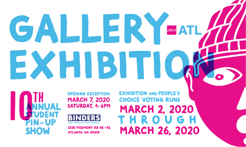 Pin-Up Show Gallery Exhibition Opening Reception | AIGA Atlanta Chapter